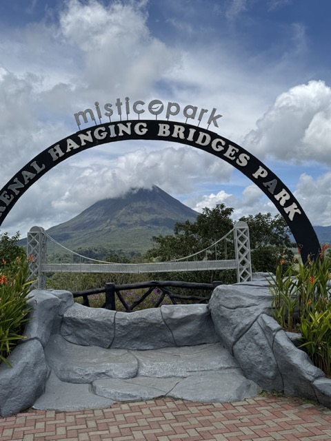 Mistic Park Hanging Bridges Sign